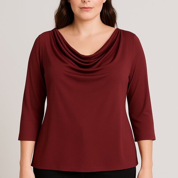 Women's Burgundy Top - Picture 1 of 5